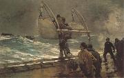 Winslow Homer Das Notsignal Sweden oil painting artist